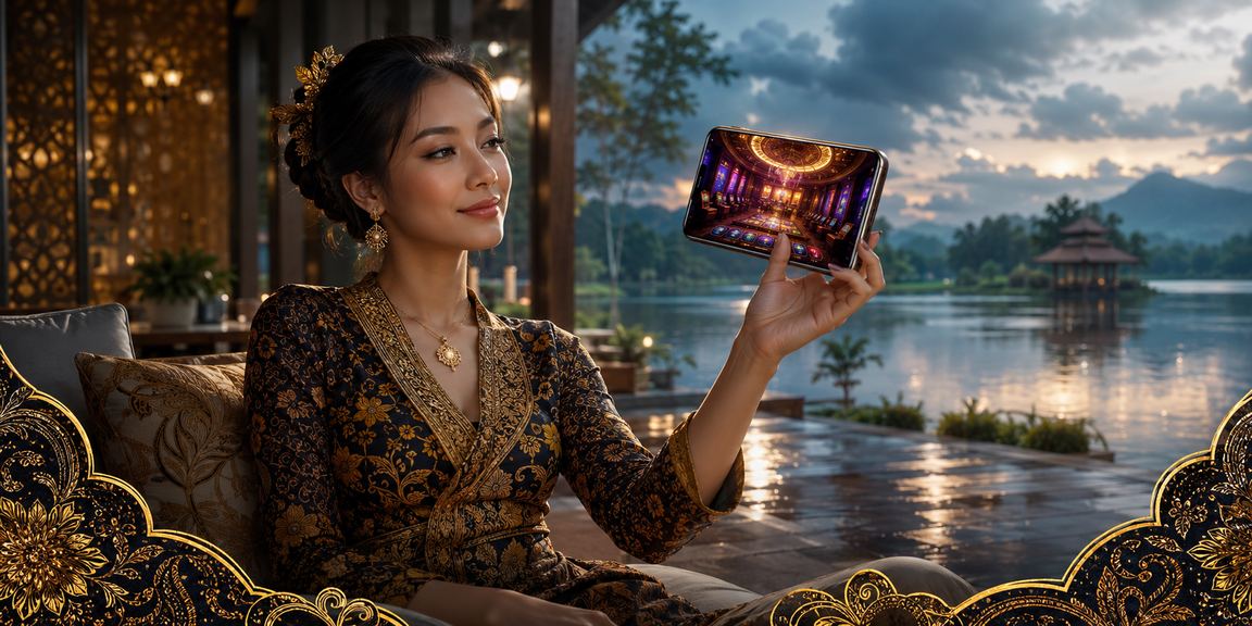 Pemain Malaysia menggunakan telefon bimbit untuk akses kasino rm12 dengan sentuhan batik
